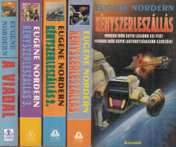 Eugene Norden - 4 db. sci-fi (K�nyszerlesz�ll�s 1-3. + A viadal)