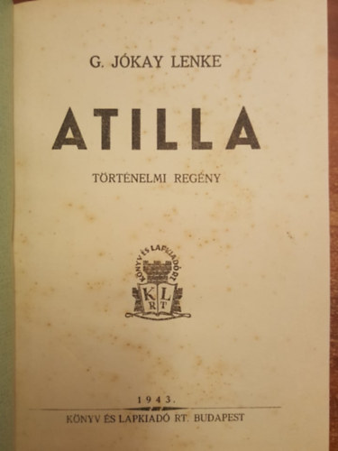 G. Jkay Lenke - Atilla