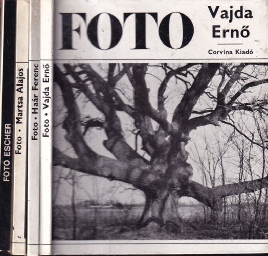 4 db. Fotmvszeti kisknyvtr (Foto)- Vajda Ern + Har Ferenc + Martsa Alajos + Escher Kroly