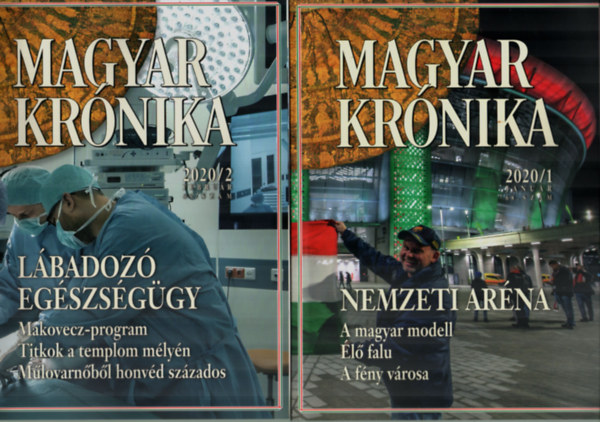 Bencsik Gbor  (szerk.) - 6 db Magyar Krnika egytt: 2020. vfolyam. (1, 2, 3, 4, 5, 8, szmok.) - Kzleti s kulturlis havilap.