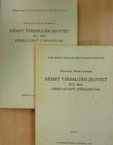 Zelnyin dr. Kovts Annamria - Nmet trsalgsi jegyzet III/1. - 2.