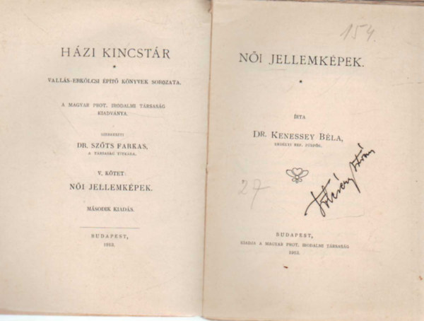 Dr. Kenessey Bla - Ni jellemkpek