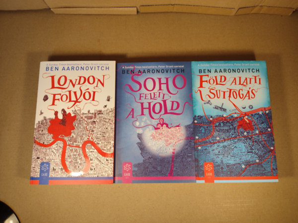 Ben Aaronovitch - Peter Grant 1-3. (London folyi, Soho felett a hold, Fld alatti suttogs)