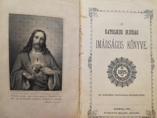 A katolikus ifjsg imdsgos knyve 1888