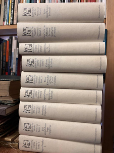 Jean Paul - Jean Paul: S�mtliche Werke in 10 B�nden   / Jean Paul: Teljes m�vek 10 k�tetben.