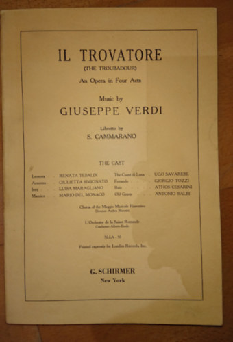 Giuseppe Verdi - Il Trovatore / The Troubadour