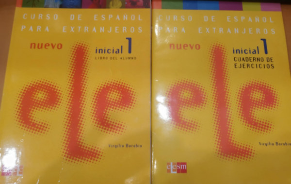 Virgilio Borobio - 2 db Nuevo Ele inicial 1: Curso de Espanol para Extranjeros Libro del Alumno + Cuaderno de Ejercicios