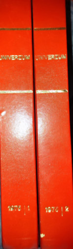 Az Univerzum magazin 1975-�s �vfolyama k�t k�tetbe k�tve