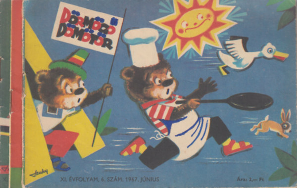 Rákos Klára (szerk.) - 3 db. Dörmögő Dömötör (1966. november, 1967. április, 1967. június)