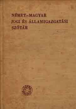 DR. Karcsay S�ndor - N�met-magyar jogi �s �llamigazgat�si sz�t�r