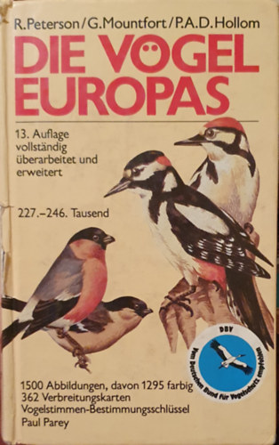 R.Peterson/G.Mountfort/P.A.D.Hollom - Die V�gel Europas