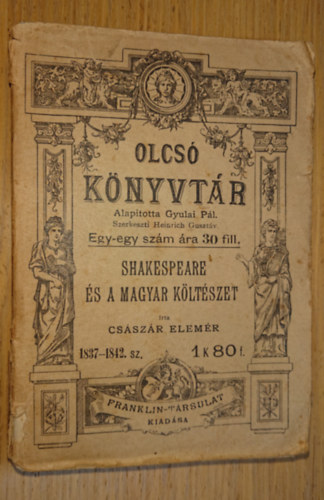 Császár Elemér - Shakespeare és a magyar költészet