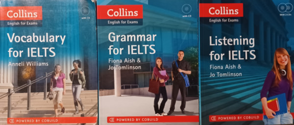 Jo Tomlinson, Anneli Williams Fiona Aish - Collins English for Exams : Listening for IELTS with CD + Grammars for IELTS with CD + Vocabulary for IELTS  with CD (3 m))