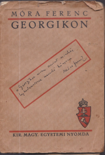 Mra Ferenc - Georgikon. Horvth Jen rajzaival.