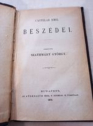 Szathm�ry Gy�rgy ford. - Castelar Emil besz�dei