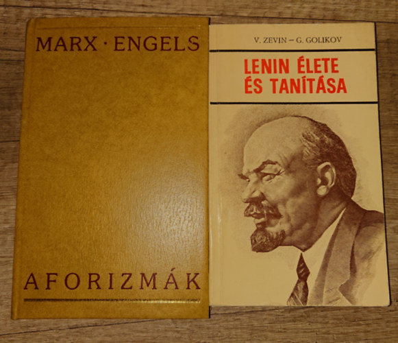 Engels, Lenin, Zevin-Golikov Marx - 2 k�nyves marxista-leninista kezd�csomag: Aforizm�k, Lenin �lete �s tan�t�sa