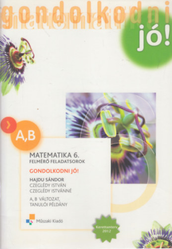 Dr. Czegl�dy Istv�n, Dr. Hajdu S�ndor Czegl�dy Istv�nn� - Matematika 6. -Felm�r� feladatsorok - A, B v�ltozat, tanul�i p�ld�ny