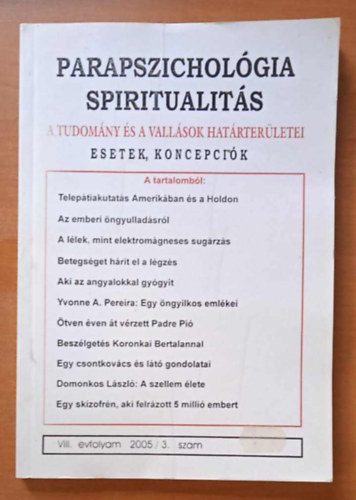 Parapszicholgia-Spiritualits 2005/3.