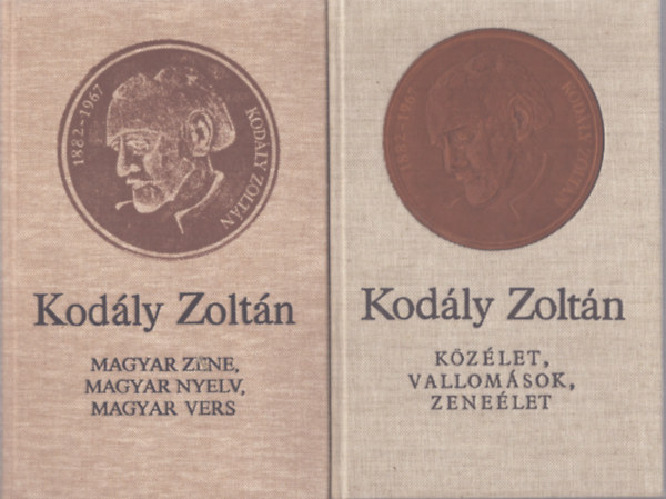 Kodly Zoltn - 2 db Kodly Zoltn ktet: Magyar zene, magyar nyelv, magyar vers - Kzlet, vallomsok, zenelet