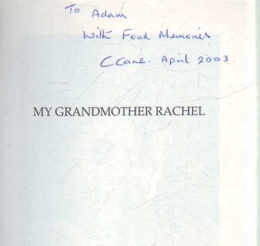 Clare Newton - My grandmother rachel (dedik�lt)