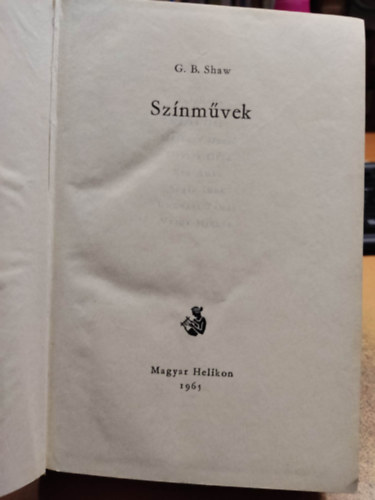 G. B. Shaw - Sz�nm�vek