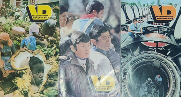 3db m a Vilgesemnyek folyiratbl - 1985/7., 1986/5., 7.