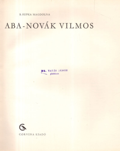 B. Supka Magdolna - Aba-Novk Vilmos