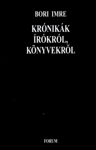 Bori Imre - Kr�nik�k �r�kb�l  k�nyvekr�l