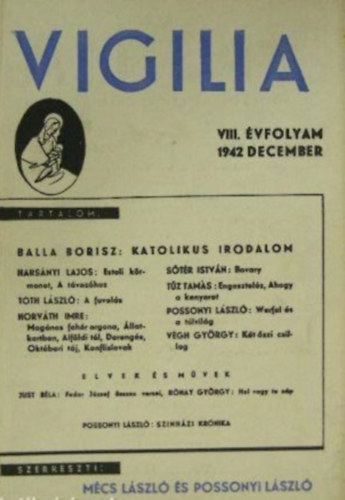 M�cs L�szl�  (szerk.) Possonyi L�szl� (szerk.) - Vigilia VIII. �vfolyam 12. sz�m