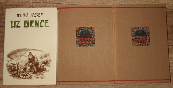 Ny�r� J�zsef - 2 k�tet Ny�r� J�zseft�l �s egy aj�nd�k Erd�lyi Sz�pm�ves kiadv�ny Bal�zs Ferenct�l: Uz Bence, A sib�i b�l�ny +Z�ld �rv�z