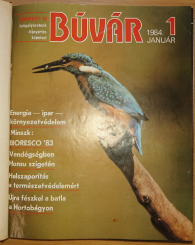 A Búvár magazin 1984-es évfolyama egy kötetbe kötve