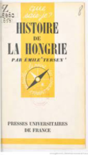 Émile Tersen - Histoire de la Hongrie