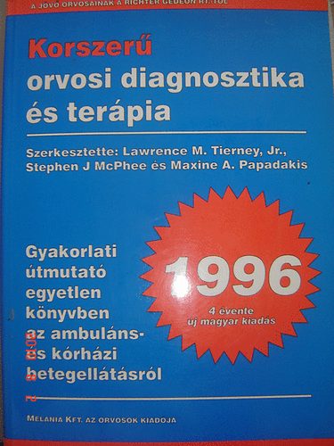 Tierney-McPhee-Papadakis - Korszer orvosi diagnosztika s terpia 1996