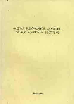 Magyar Tudomnyos akadmia-Soros Alaptvny Bizottsg