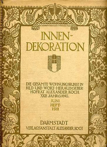 Innen-dekoration 1911 Juni