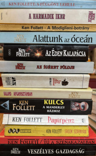 Ken Follett krimi könyvek 13 db