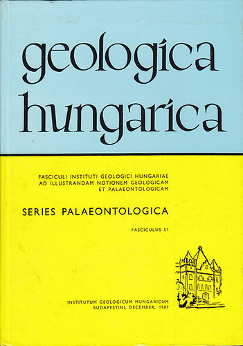 Dr. Less Gyrgy - Geologica hungarica - Series Palaeontologica - Fasciculus 51