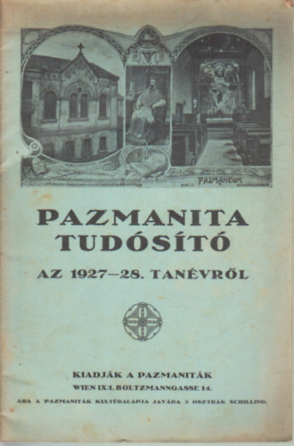 Dr. Korompai J�zsef - Pazmanita tud�s�t� az 1927-28. tan�vr�l