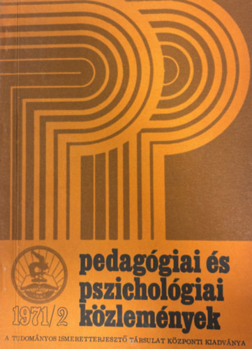 Pedagógiai és Pszichológiai Közlemények 1971/2.