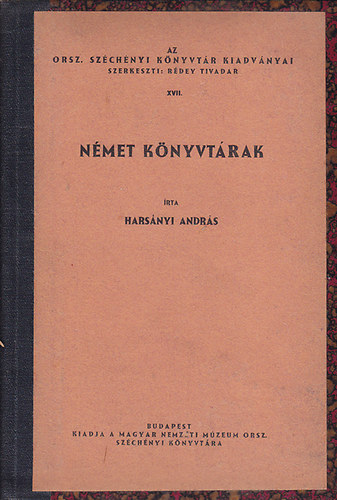 Harsnyi Andrs - Nmet knyvtrak