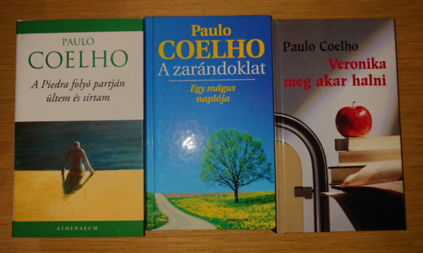 Paulo Coelho - 3 k�nyv Paulo Coelhot�l: A zar�ndoklat, Veronika meg akar halni, A Piedra foly� partj�n �ltem �s s�rtam