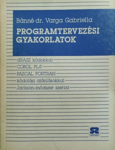 Bnn Varga Gabriella - Programtervezsi gyakorlatok