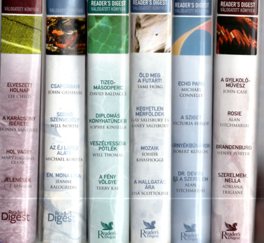 T�bb szerz� - 6 db. Reader's Digest V�logatott k�nyv