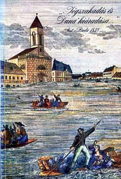 'Jégszakadás és Duna' kiáradása...' Pest-Buda 1838