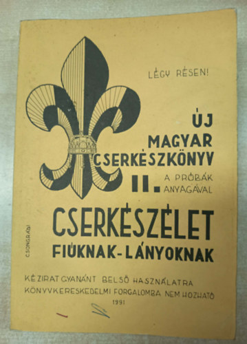 �j magyar cserk�szk�nyvII. - Cserk�sz�let fi�knak-l�nyoknak