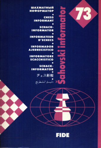 Tbb szerkeszt - Sahovski informator 73 (VI - IX 1998)