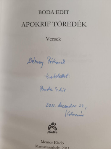 Boda Edit - Apokrif tredk