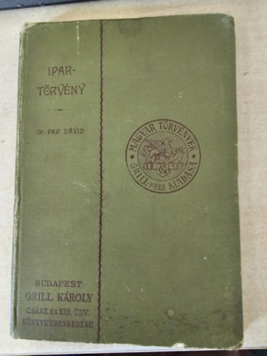 Dr. Pap D�vid - Ipart�rv�ny