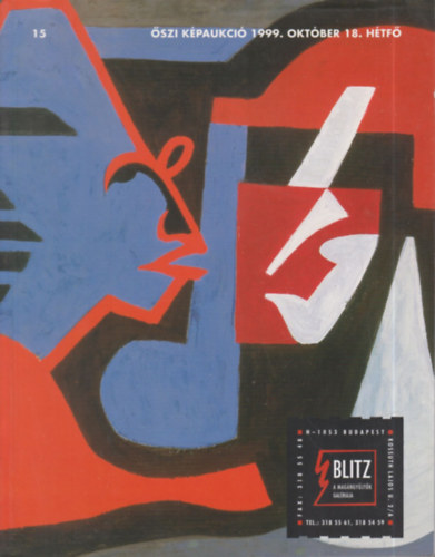 Blitz Galria: 15. szi kpaukci (1999.oktber 18.)