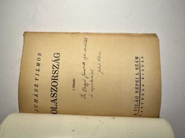 Juh�sz Vilmos - Olaszorsz�g (f�ld-n�p-kult�ra)